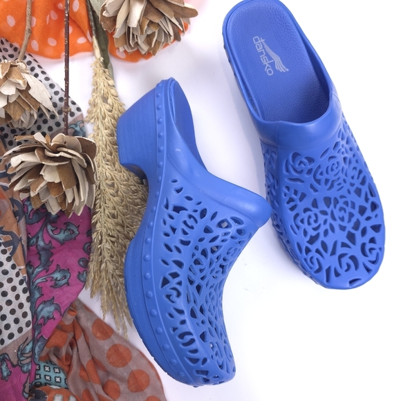 Dankso Blue Women's Clogs Sz 40 - Picture 5 of 12